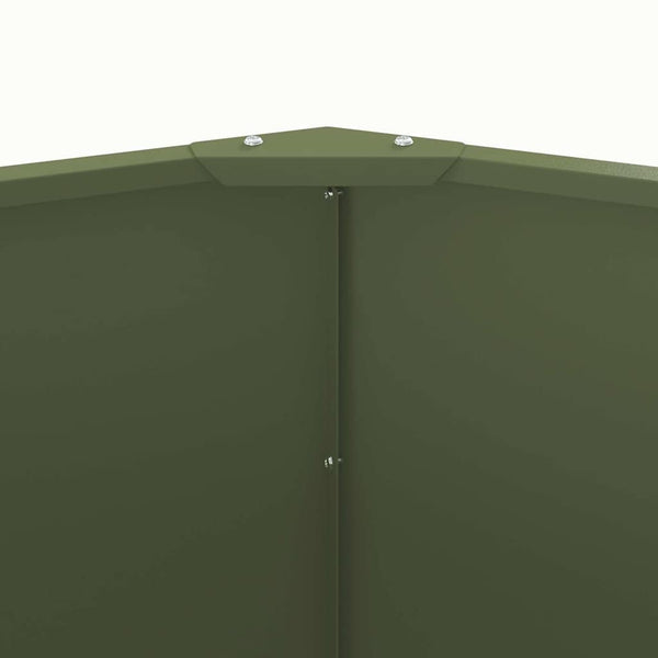 Pflanzkübel Stahl Olive Grün 120x120x50cm