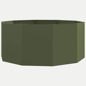 Pflanzkübel Stahl Olive Grün 120x120x50cm