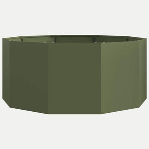 Pflanzkübel Stahl Olive Grün 120x120x50cm