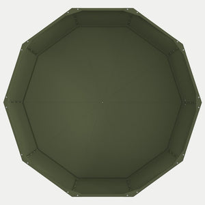 Pflanzkübel Stahl Olive Grün 120x120x50cm
