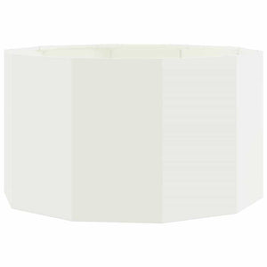 vidaXL Jardinière blanc 90 x 90 x 50 cm Acier