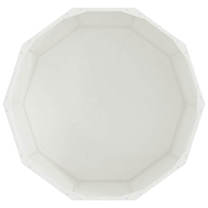 vidaXL Jardinière blanc 90 x 90 x 50 cm Acier