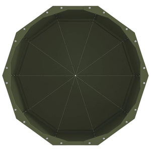 Pflanzkübel Stahl Olive Grün 60x60x50cm