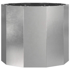 Edelstahl Pflanzkübel Silber 60x60x50cm