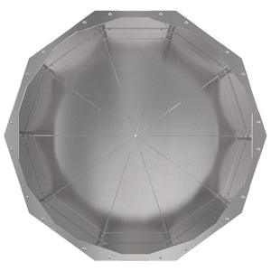 Edelstahl Pflanzkübel Silber 60x60x50cm