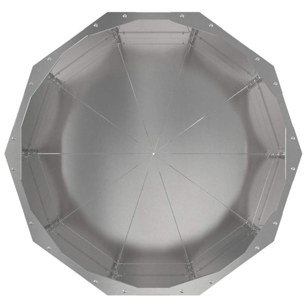 Edelstahl Pflanzkübel Silber 60x60x50cm