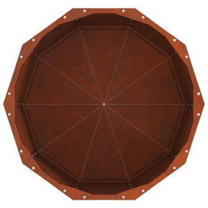 Rostiger Pflanzkübel 60x60x50cm
