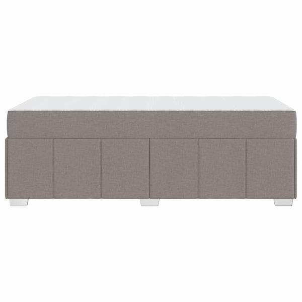 Bettrahmen mit Matratze Taupe 90x190 cm