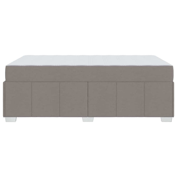 Bettrahmen mit Matratze Taupe 120x200 cm