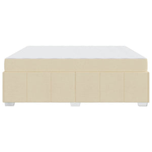 Bettrahmen mit Matratze Creme 180x200 cm