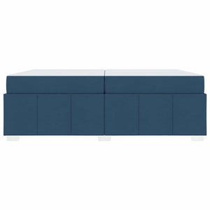 Blaues Bett mit Matratze 200x200 cm