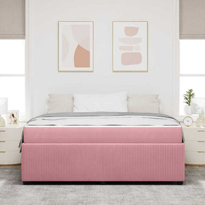 Bettrahmen mit Matratze Rosa 180x200 cm