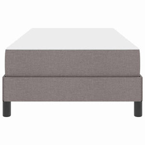 vidaXL Lit coffre avec matelas Taupe 80 x 200 cm Tissu
