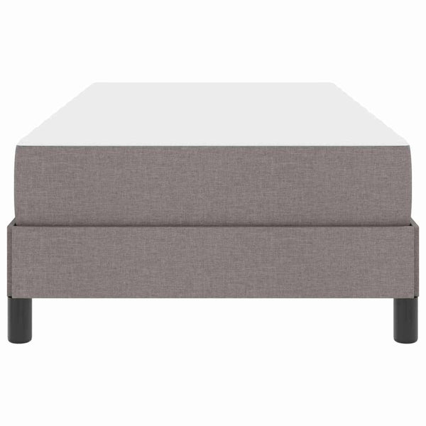 Boxspringbett Taupe mit Matratze 90x190 cm