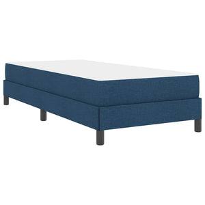 Boxspringbett Blau mit Matratze 90x190 cm