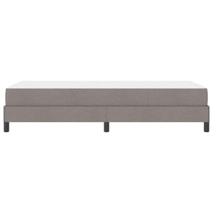 Boxspringbett Taupe mit Matratze 90x200 cm