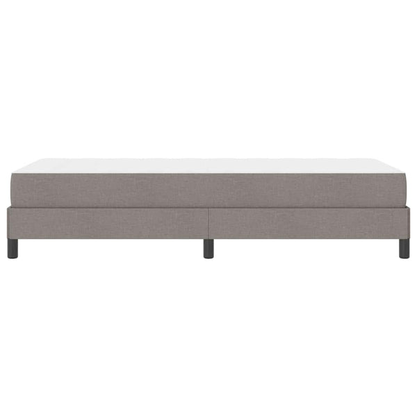 Boxspringbett Taupe mit Matratze 90x200 cm