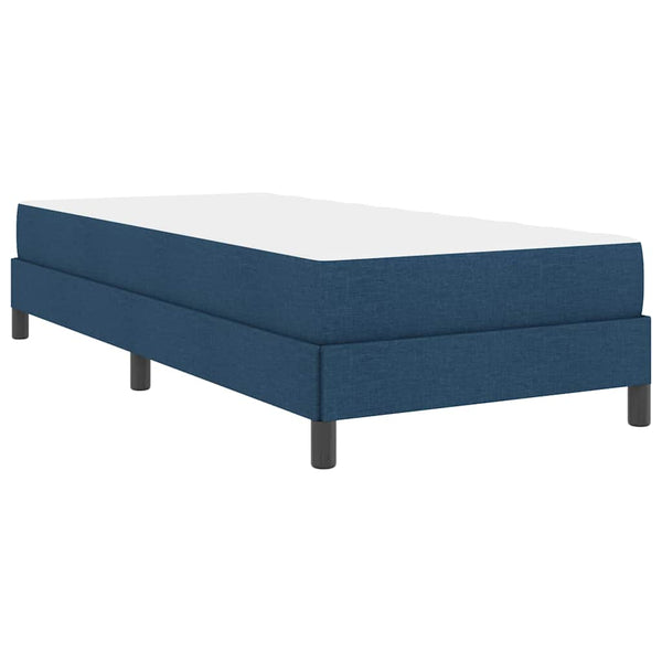 Boxspringbett Blau mit Matratze 90x200 cm