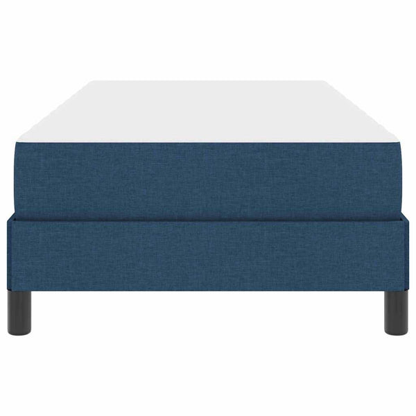 Boxspringbett Blau mit Matratze 90x200 cm