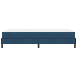 Boxspringbett Blau mit Matratze 90x200 cm