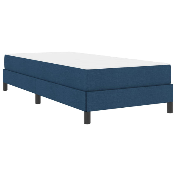 Boxspringbett Blau 100x200 cm mit Matratze