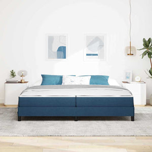 Boxspringbett mit Matratze Blau 200x200 cm