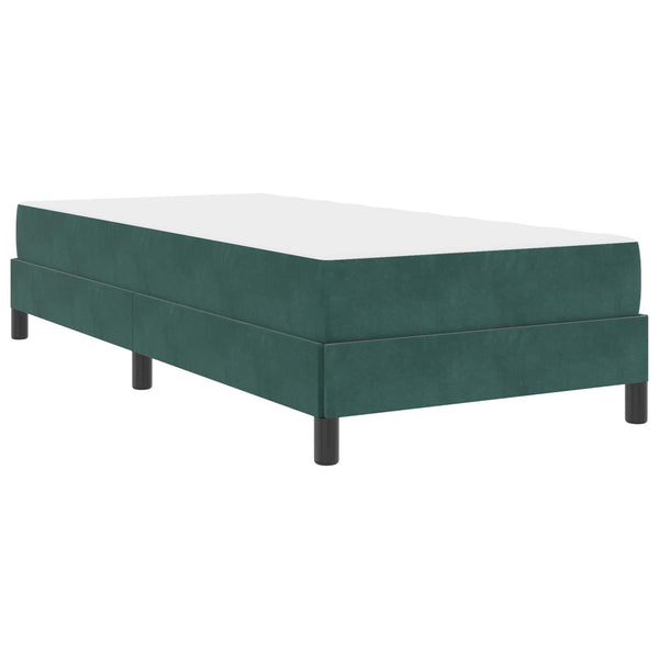 Boxspringbett Dunkelgrün 90x190 cm