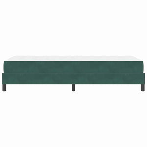 Boxspringbett Dunkelgrün 90x190 cm