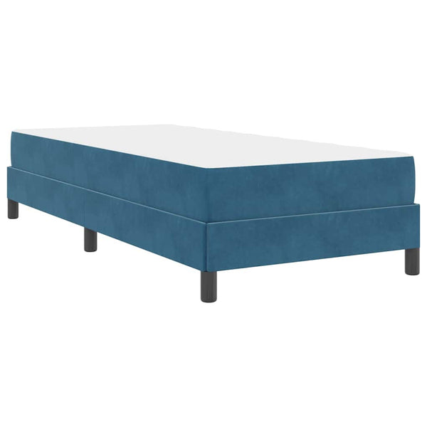 Boxspringbett mit Matratze Dunkelblau 90x190 cm