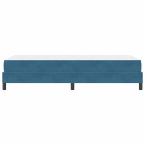 Boxspringbett mit Matratze Dunkelblau 90x190 cm