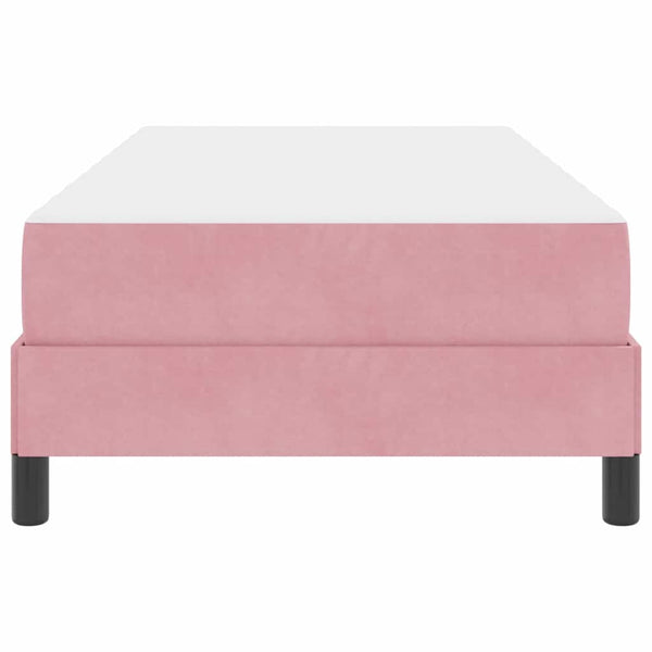 Boxspringbett Rosa mit Matratze 100x200 cm