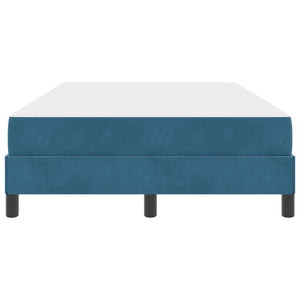 Boxspringbett mit Matratze Dunkelblau 120x190 cm