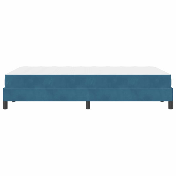 Boxspringbett mit Matratze Dunkelblau 120x190 cm