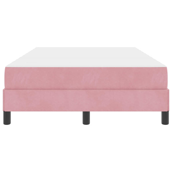 Boxspringbett Rosa mit Matratze 120x190 cm