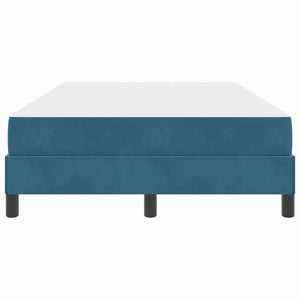 Boxspringbett mit Matratze Dunkelblau 120x200 cm