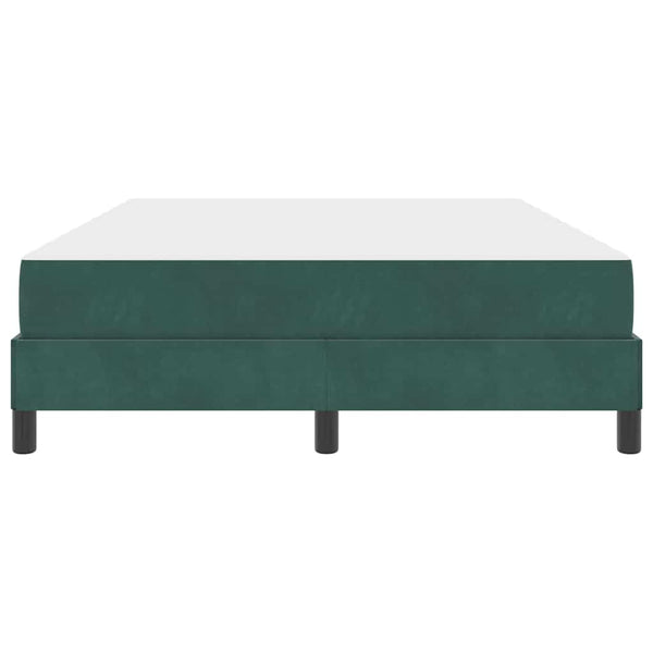 Boxspringbett Dunkelgrün 140x190 cm
