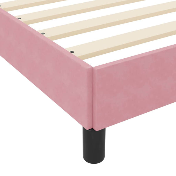 Boxspringbett Rosa mit Matratze 140x200