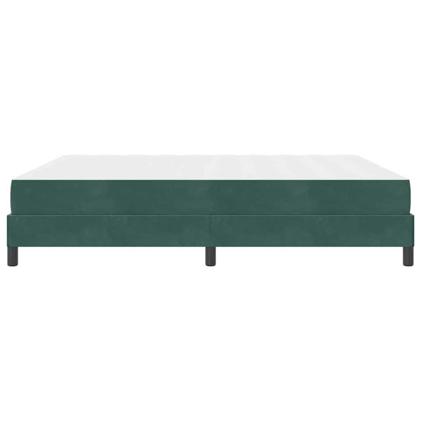 Boxspringbett Dunkelgrün 180x200 cm mit Matratze