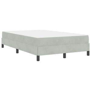 Boxspringbett mit Matratze Hellgrau 120x210 cm