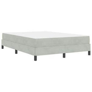 Boxspringbett mit Matratze Hellgrau 140x210 cm