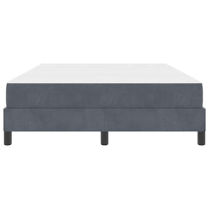 Boxspringbett mit Matratze Dunkelgrau 140x210 cm
