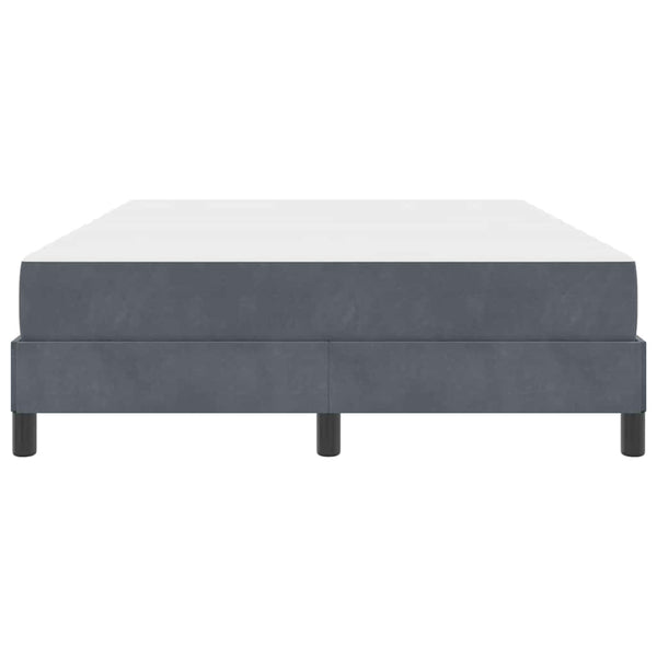 Boxspringbett mit Matratze Dunkelgrau 140x210 cm