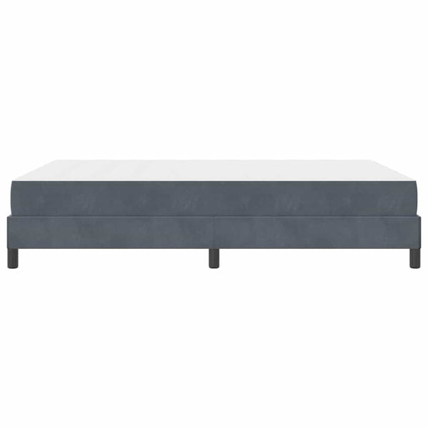 Boxspringbett mit Matratze Dunkelgrau 140x210 cm