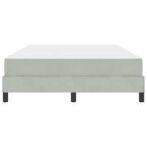 Boxspringbett mit Matratze Hellgrau 160x210 cm