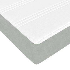 Boxspringbett mit Matratze Hellgrau 180x210 cm