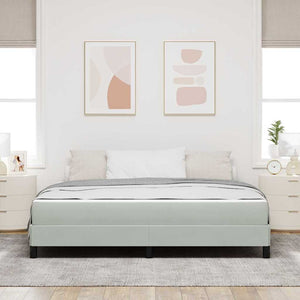 Boxspringbett mit Matratze Hellgrau 180x210 cm