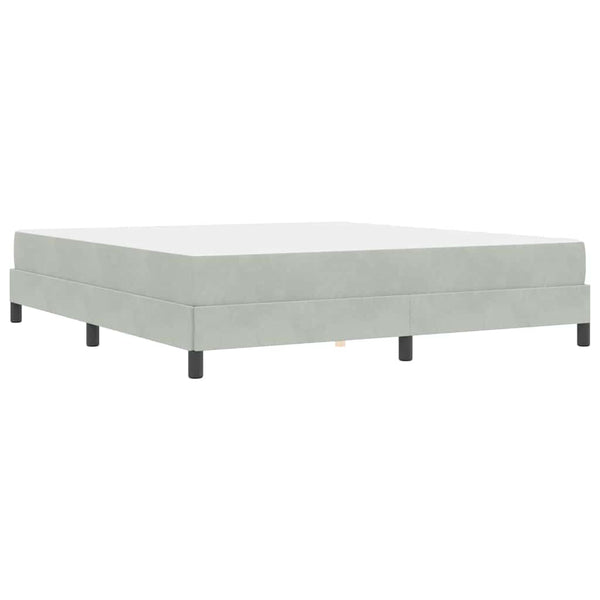 Boxspringbett mit Matratze Hellgrau 180x210 cm