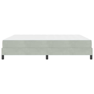Boxspringbett mit Matratze Hellgrau 180x210 cm