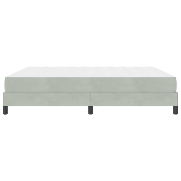 Boxspringbett mit Matratze Hellgrau 180x210 cm