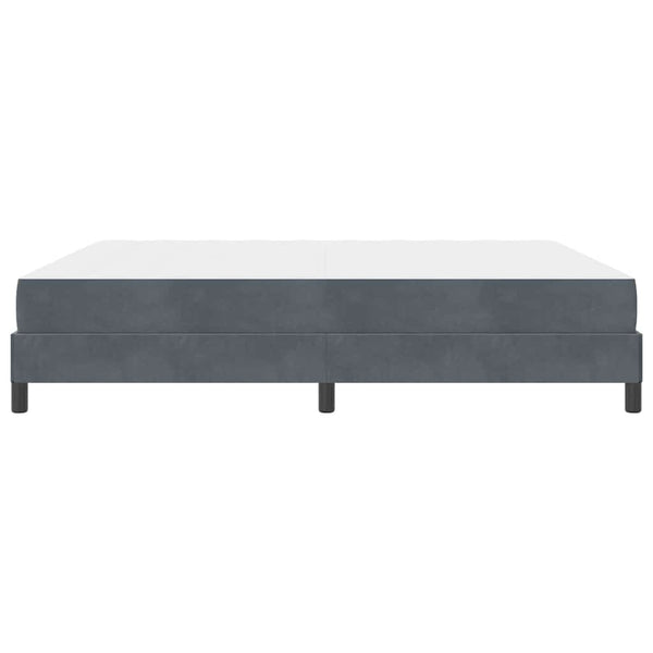 Boxspringbett mit Matratze Dunkelgrau 180x210 cm